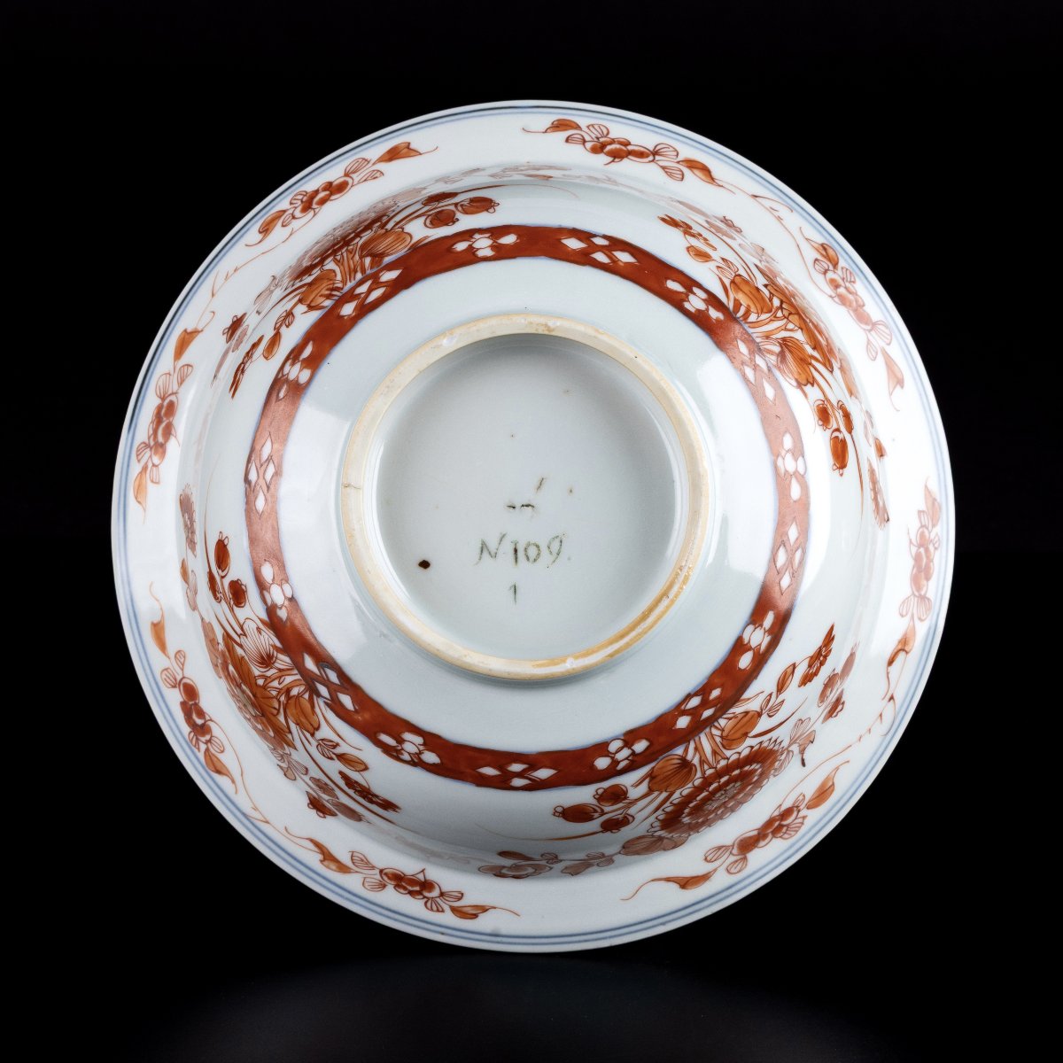 An Iron-red Klapmuts, Augustus The Strong -  China, 18th Kangxi Period-photo-2