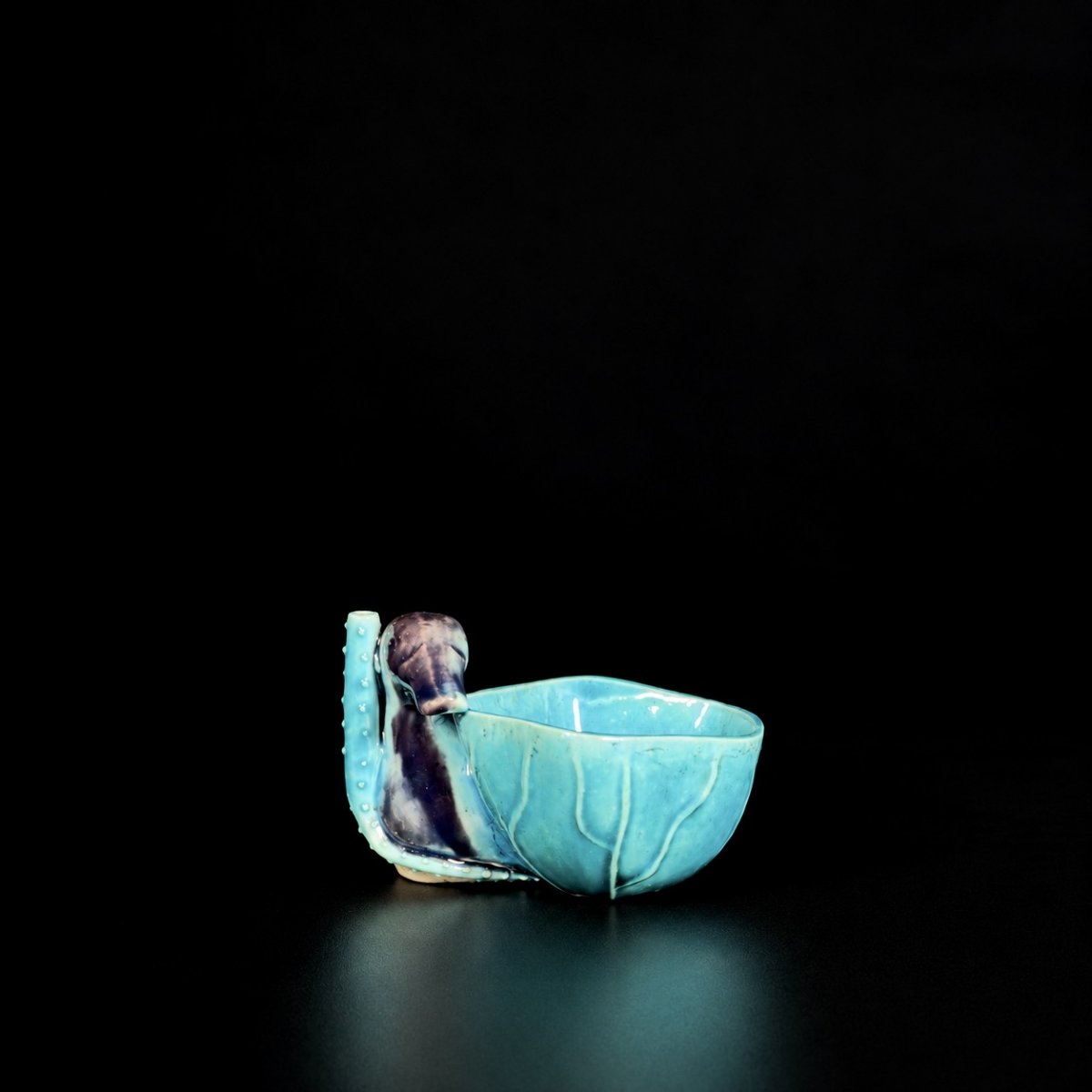 A Turquoise And Aubergine Water Dropper - China 18th, Kangxi Period-photo-2