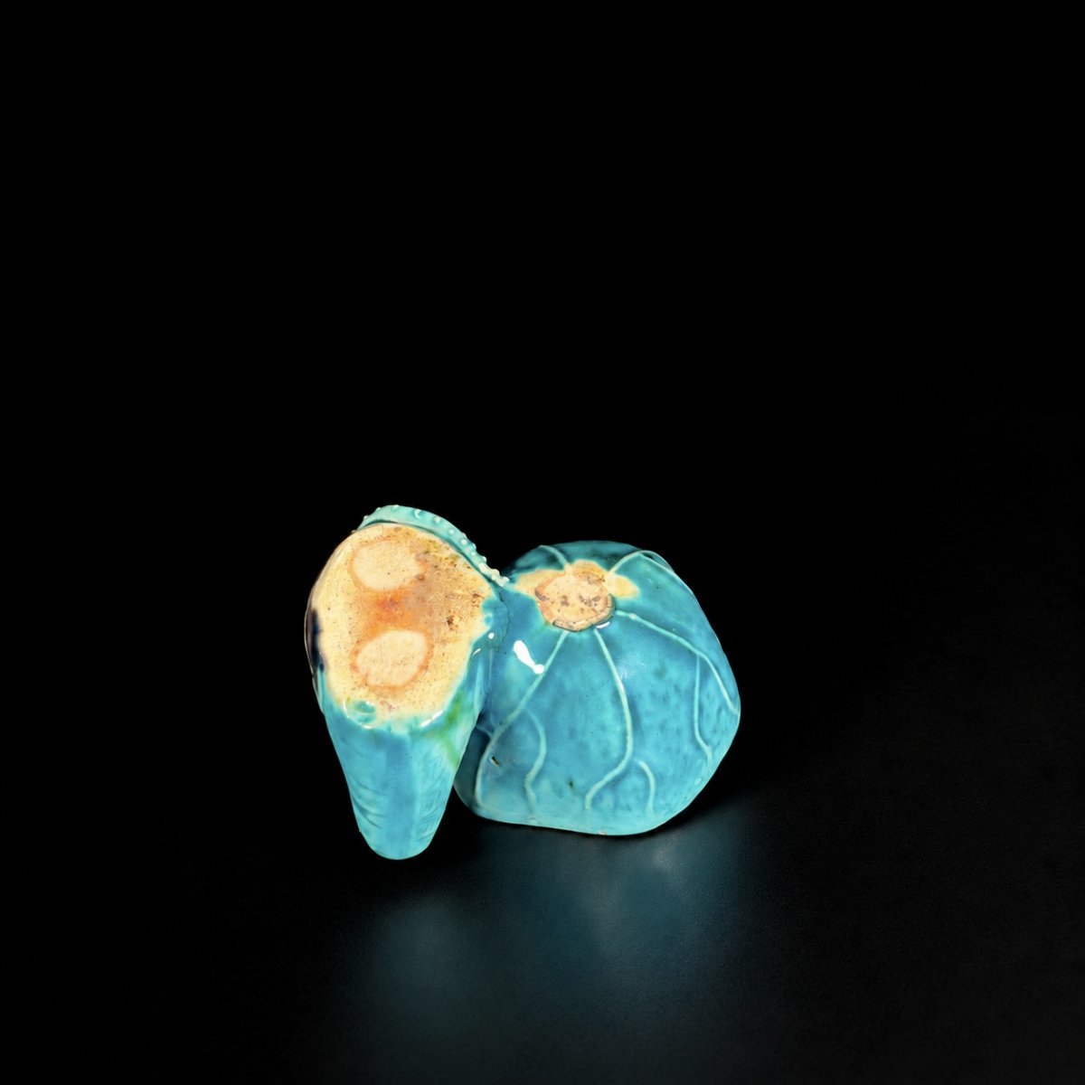 A Turquoise And Aubergine Water Dropper - China 18th, Kangxi Period-photo-5