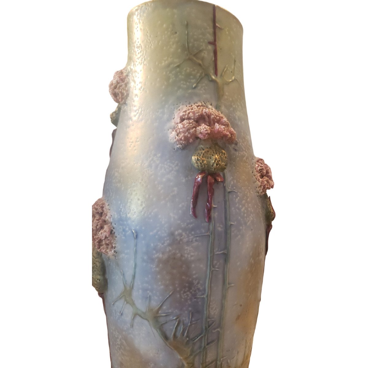 Paul Dachse Riessner Stellmacher Aquatic Vase Sea Anemones & Corals For Amphora-photo-2
