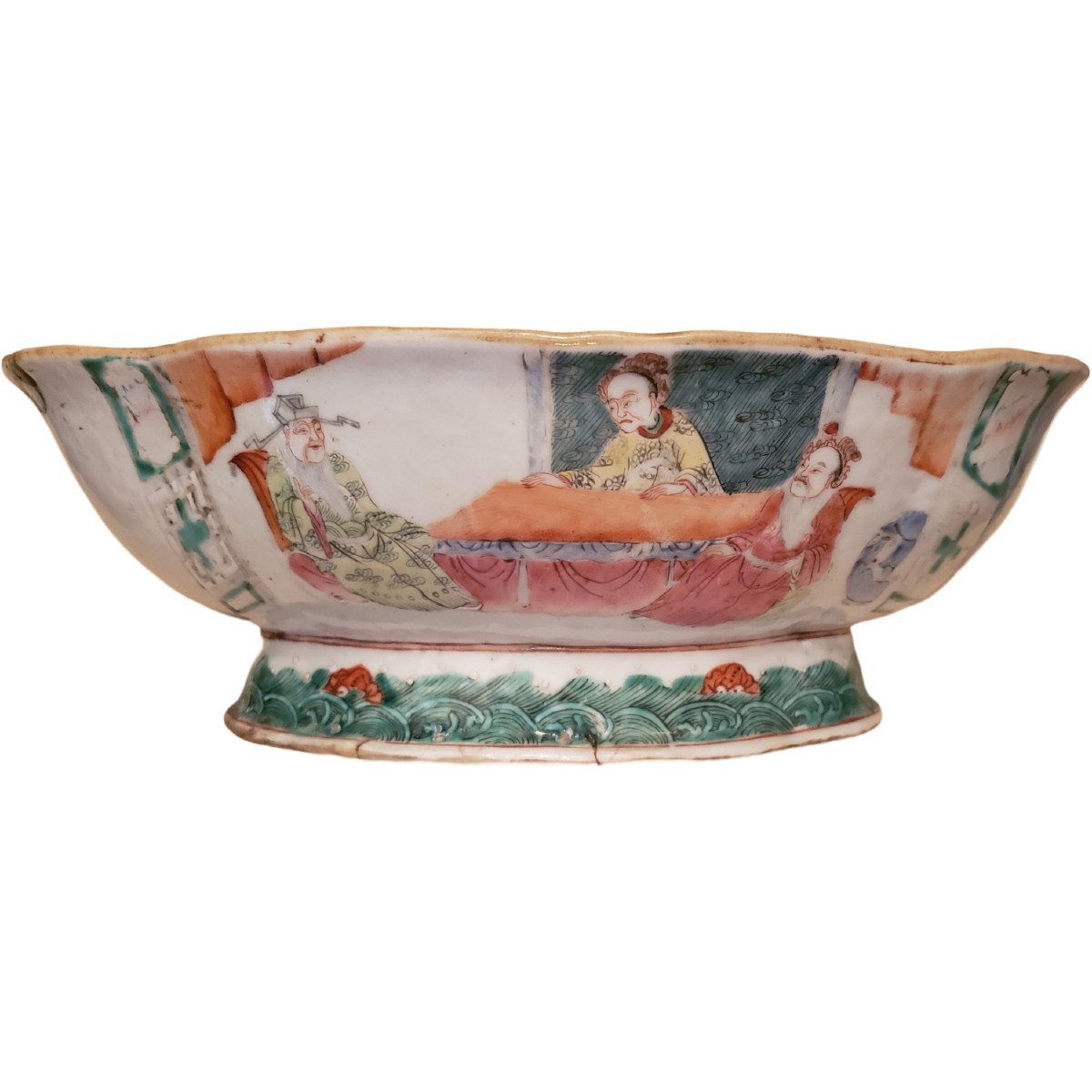 Chinese Porcelain Offering Bowl Famille Verte-photo-4