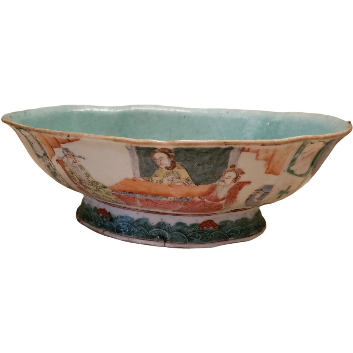 Chinese Porcelain Offering Bowl Famille Verte-photo-3