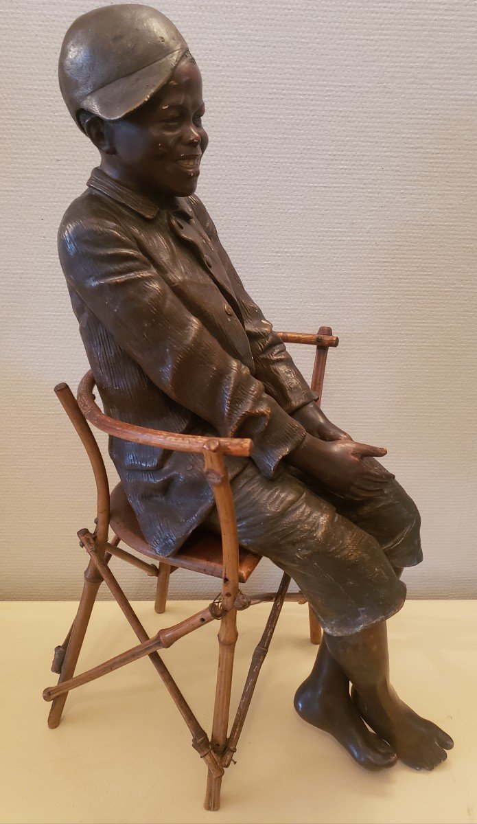 Goldscheider Terracotta Black Child At The Nineteenth Photographer-photo-6