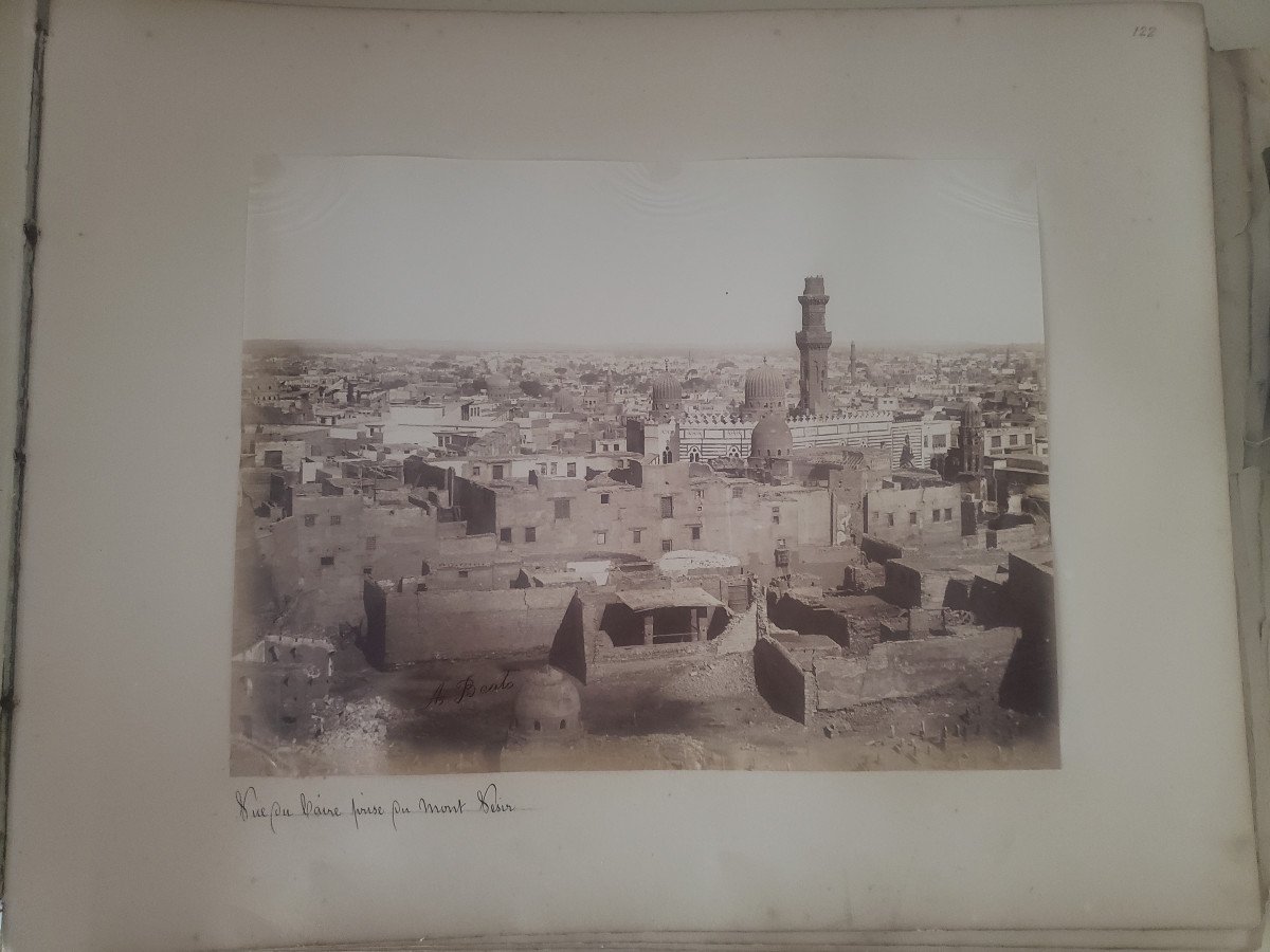 Photo Album De 147 Photos Antonio Béato Egypte Tirage Albuminé Original 1870-photo-5