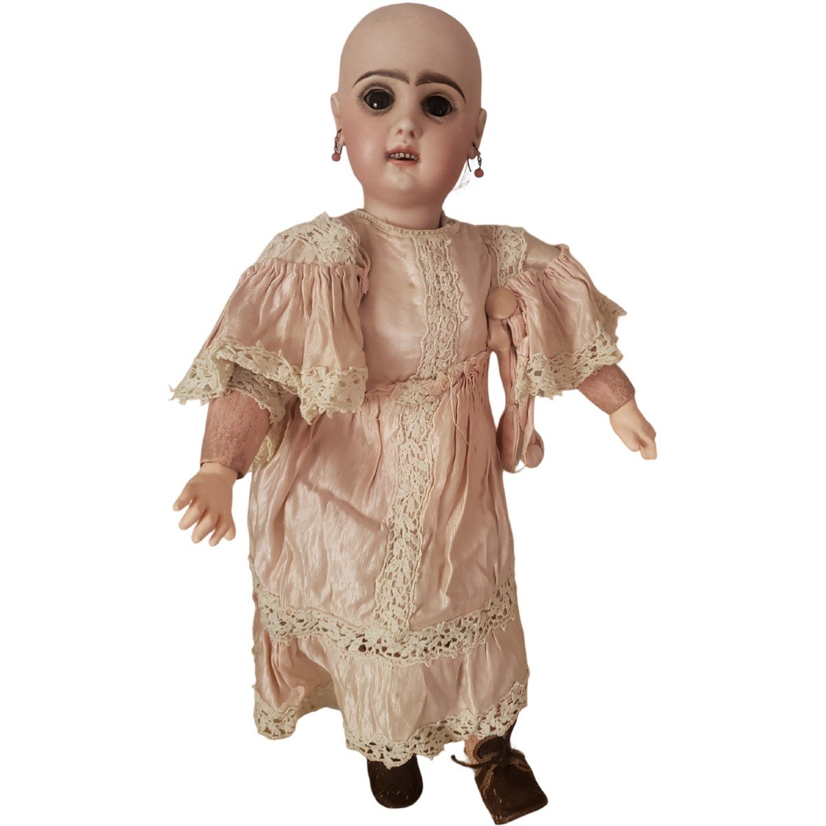 Poupee Porcelaine Jumeau Mecanique  Bouche Ouverte Taille 8-photo-4