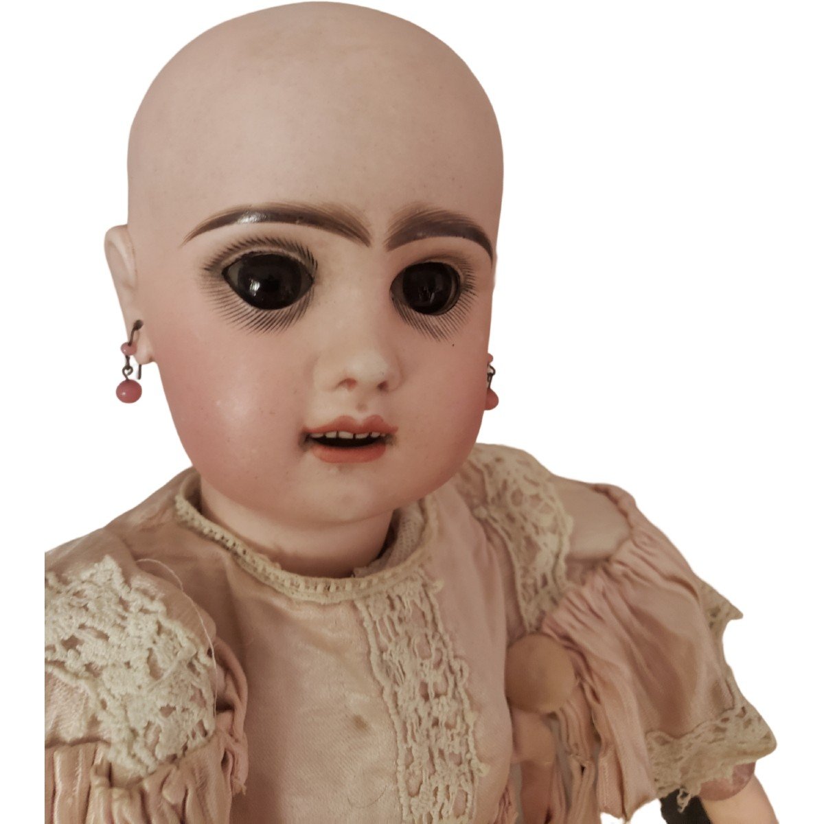 Poupee Porcelaine Jumeau Mecanique  Bouche Ouverte Taille 8-photo-5