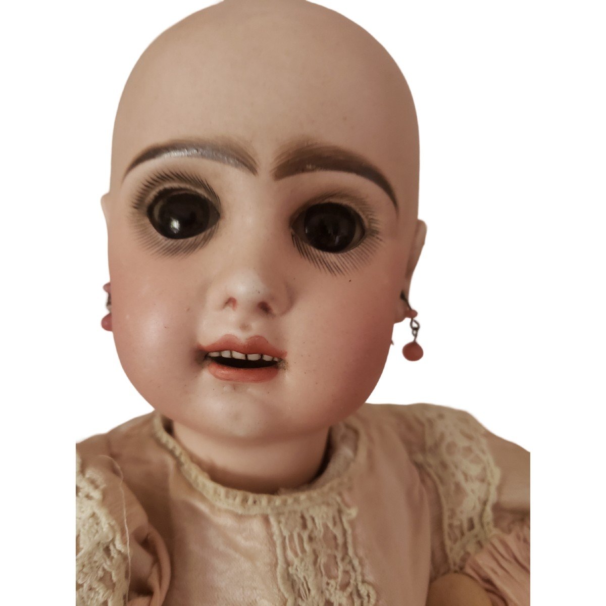 Poupee Porcelaine Jumeau Mecanique  Bouche Ouverte Taille 8-photo-6