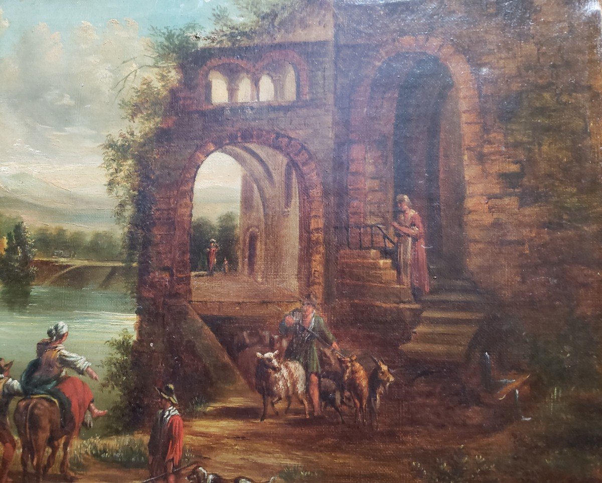 Hst 18th Century Italian School-photo-2