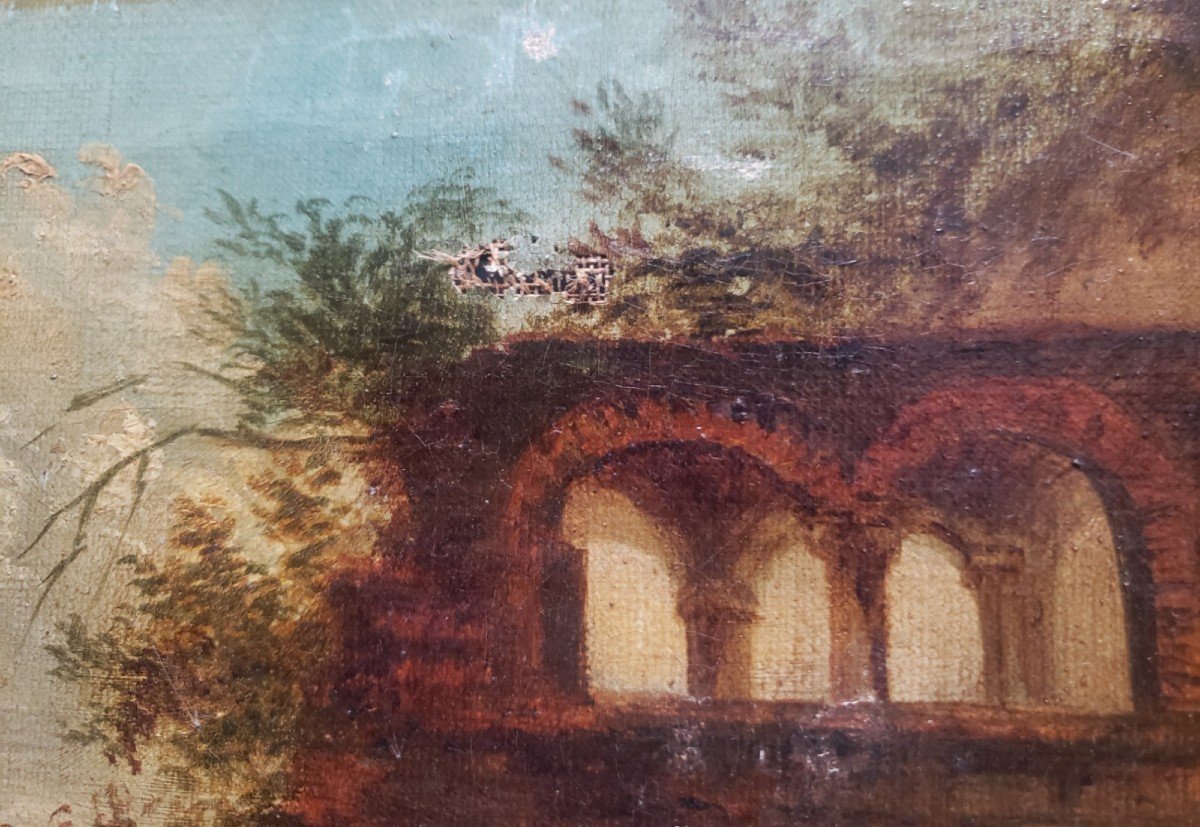 Hst 18th Century Italian School-photo-2
