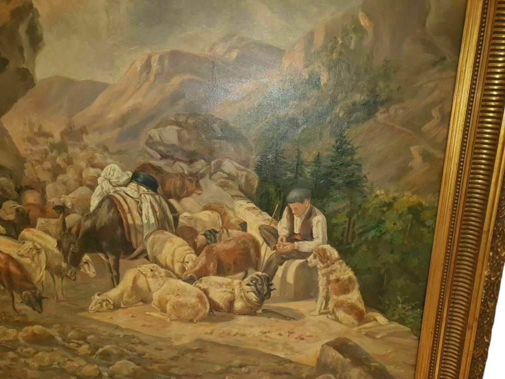 Paul Gelibert Break During The Transhumance In The Pyrenees -photo-5