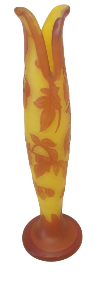 Richard Loetz Signature Multi-layer Glass Paste Vase-photo-2