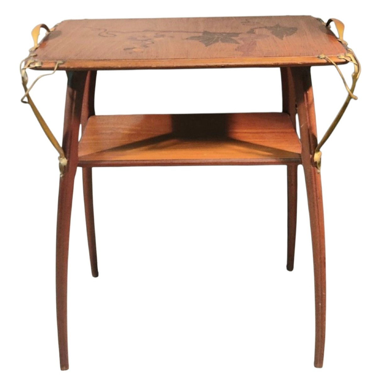 Léon BENOUVILLE 1900 signée Table à thé art nouveau no majorelle no gallé 
