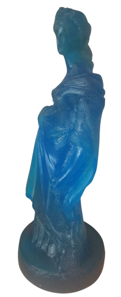 Daum venus en pate de verre bleue certainement de Salvador Dali