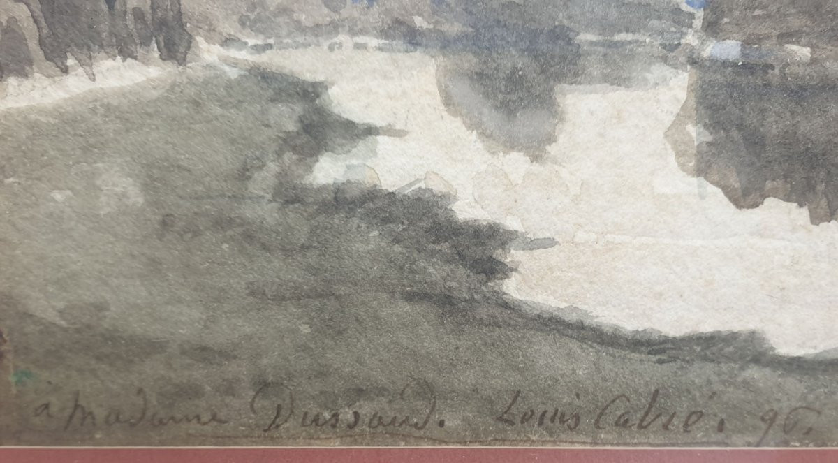 Louis Alexande Cabie 1896 Watercolor-photo-2