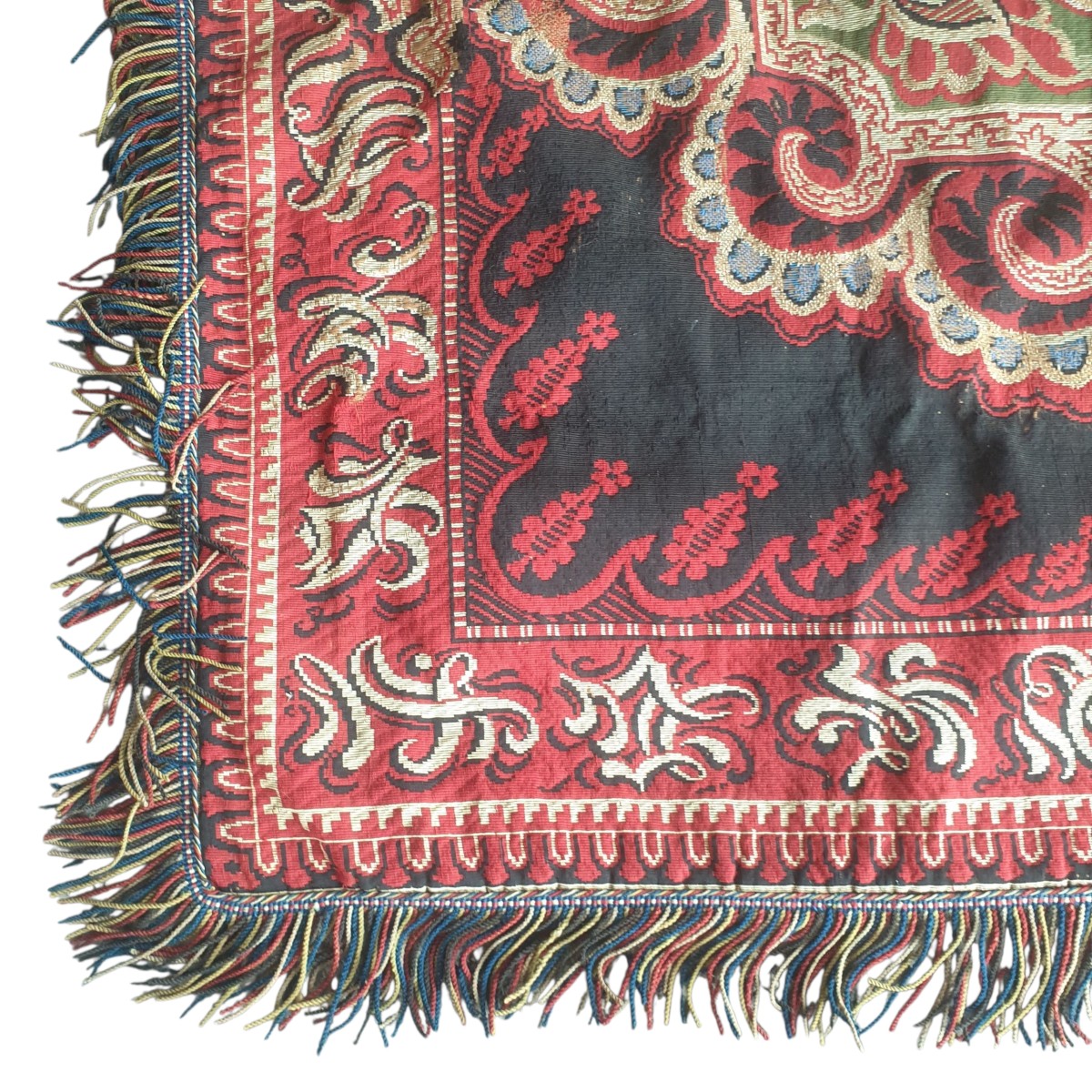 Tapisserie de table Napoléon III 170 cm X 130 cm hors franges -photo-3