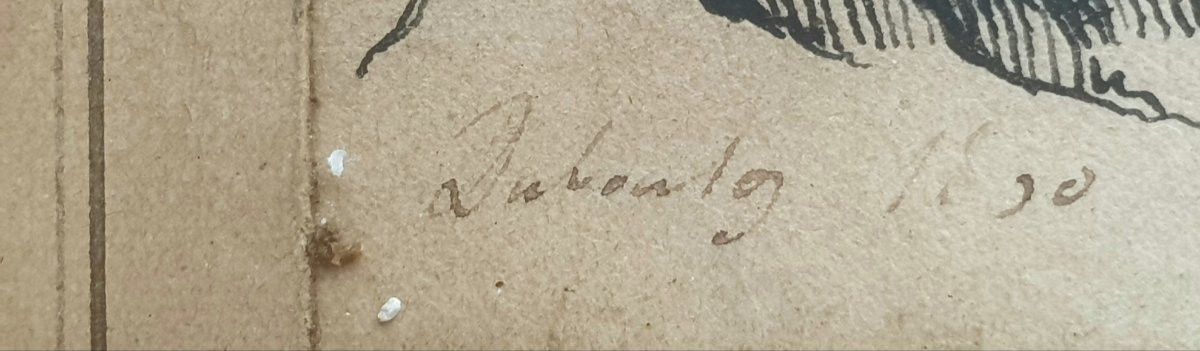 Études de dessins signés 1830 signature a déchiffrer -photo-7