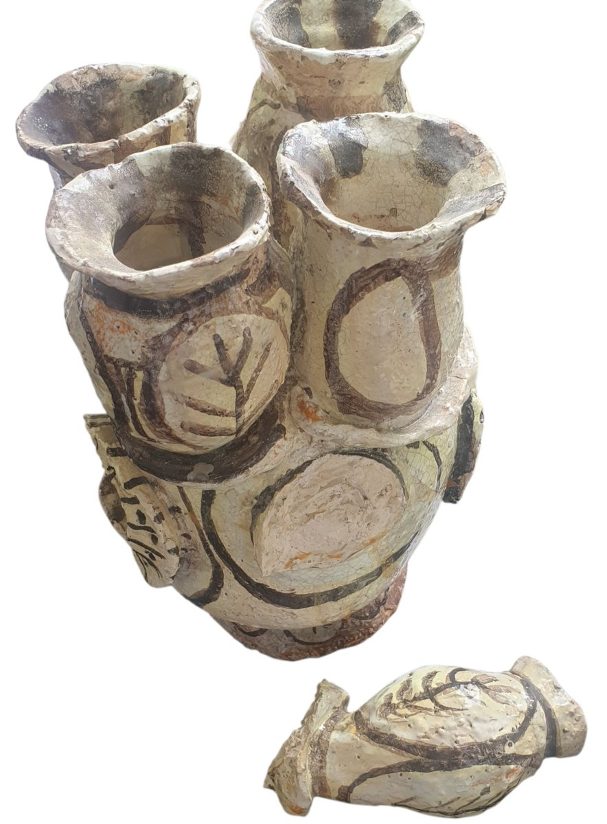 Important vase en grés circa 1960-1970 -photo-1