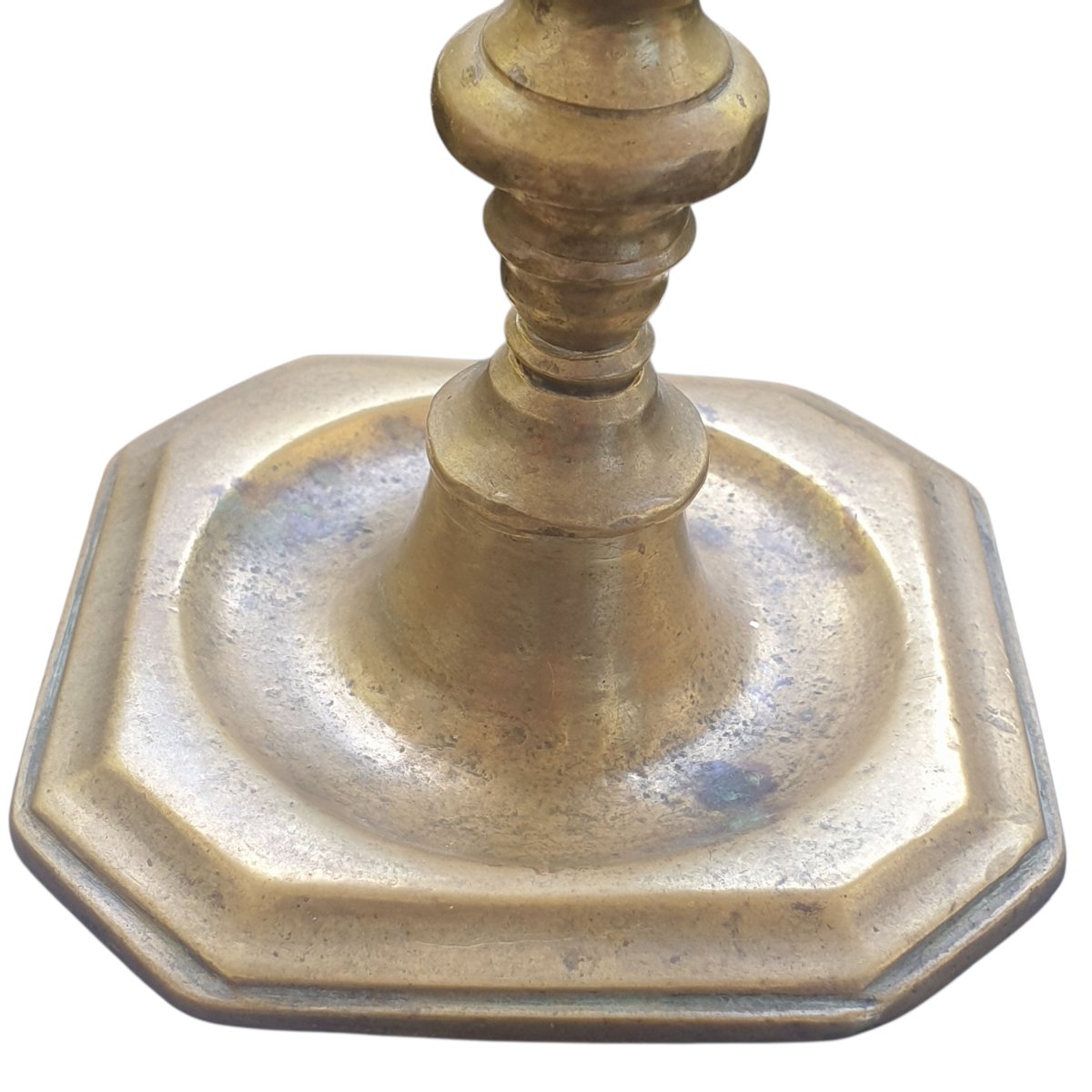 Haute Epoque Bronze Candlestick, 17th Century -photo-4
