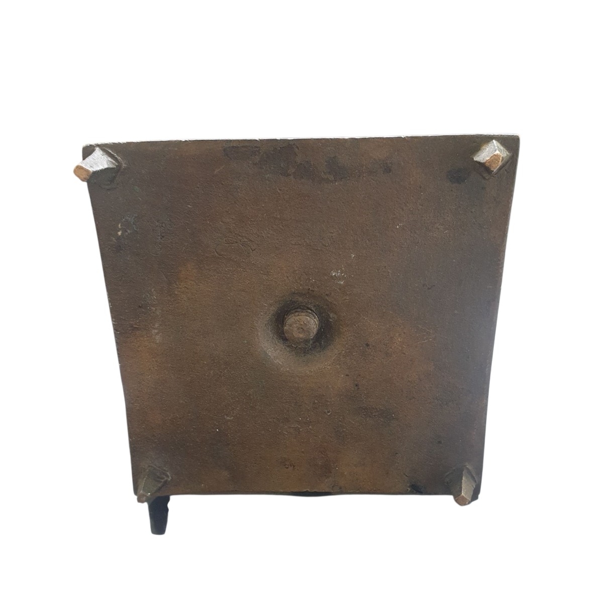 Bougeoir flambeau Haute Epoque bronze -photo-3