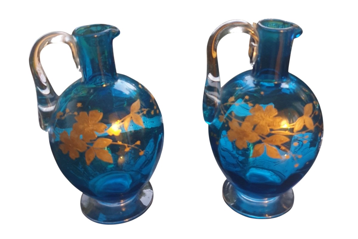 8-piece Liqueur Set Circa 1900-photo-3