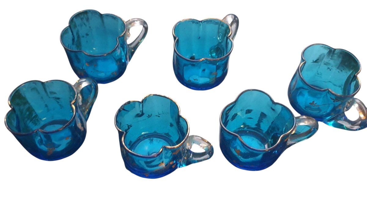 8-piece Liqueur Set Circa 1900-photo-4