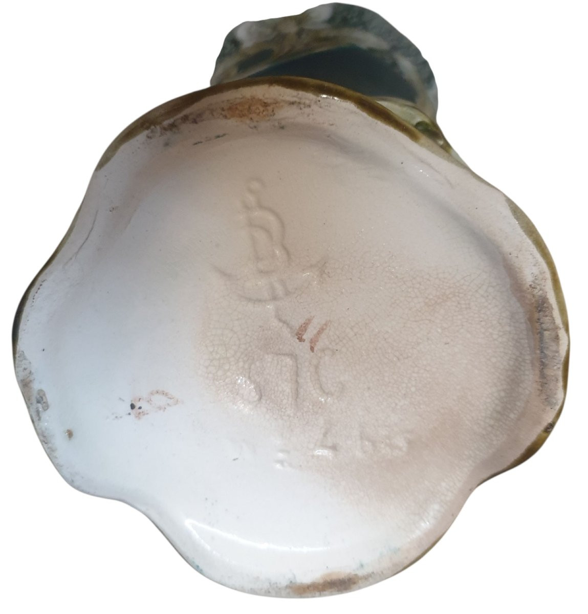 Paire de vases barbotine Gustave de bruyn -photo-2