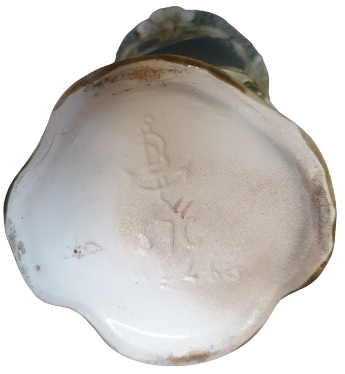 Paire de vases barbotine Gustave de bruyn -photo-5