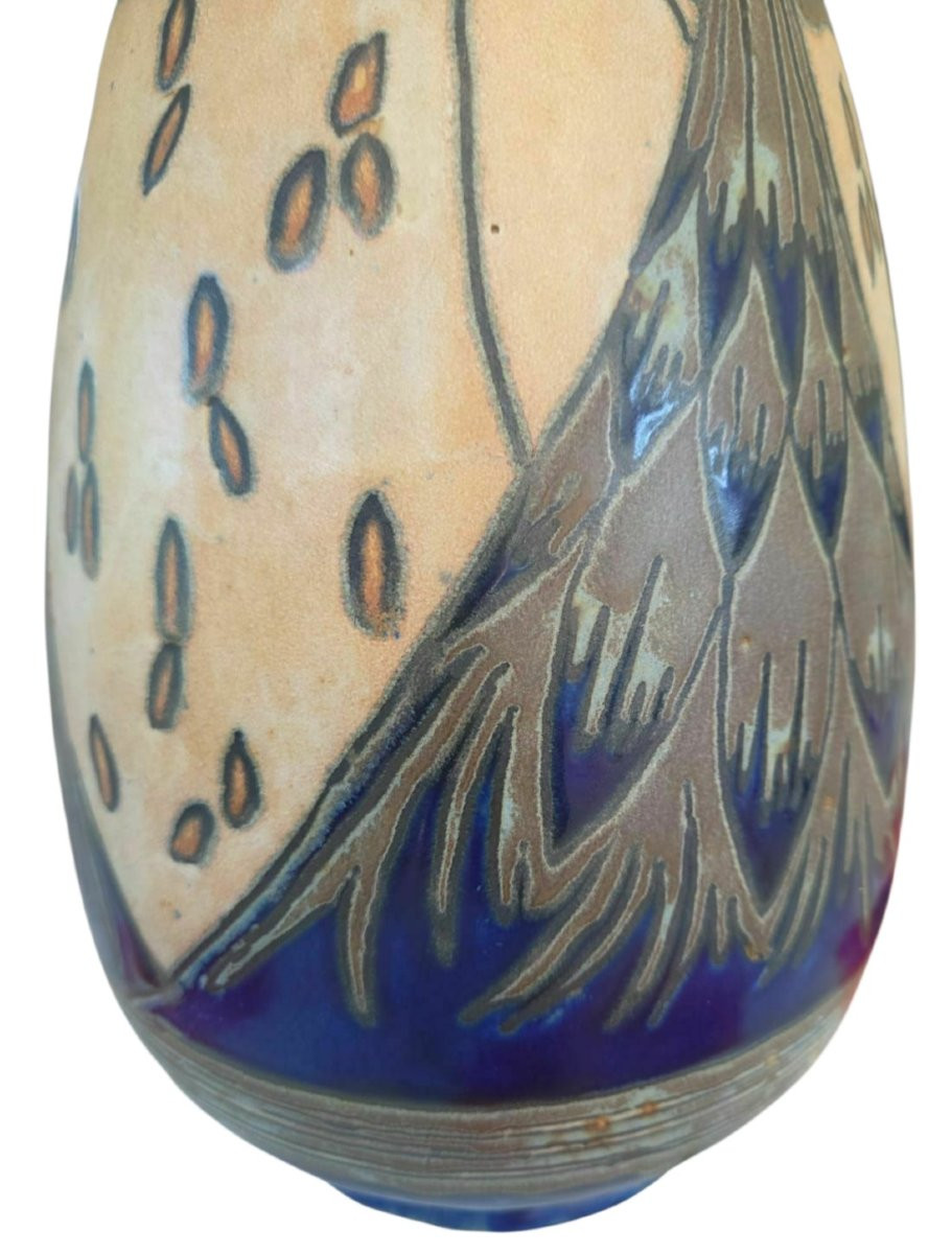 Quimper Odeta Vase Circa 1930 -photo-1