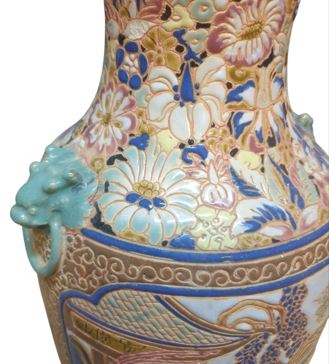 Important vase asiatiques émaillé chine XXÈME -photo-6