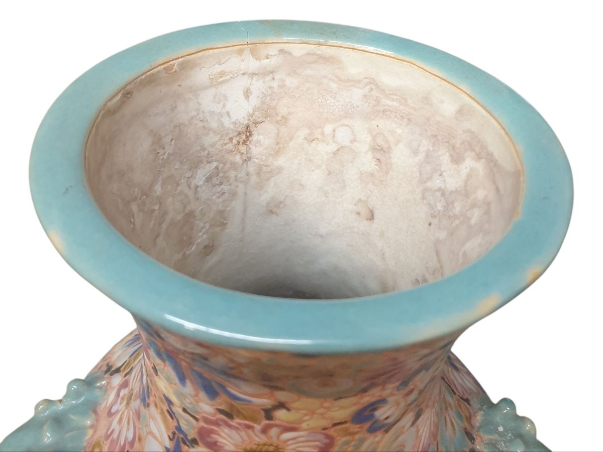 Important vase asiatiques émaillé chine XXÈME -photo-8