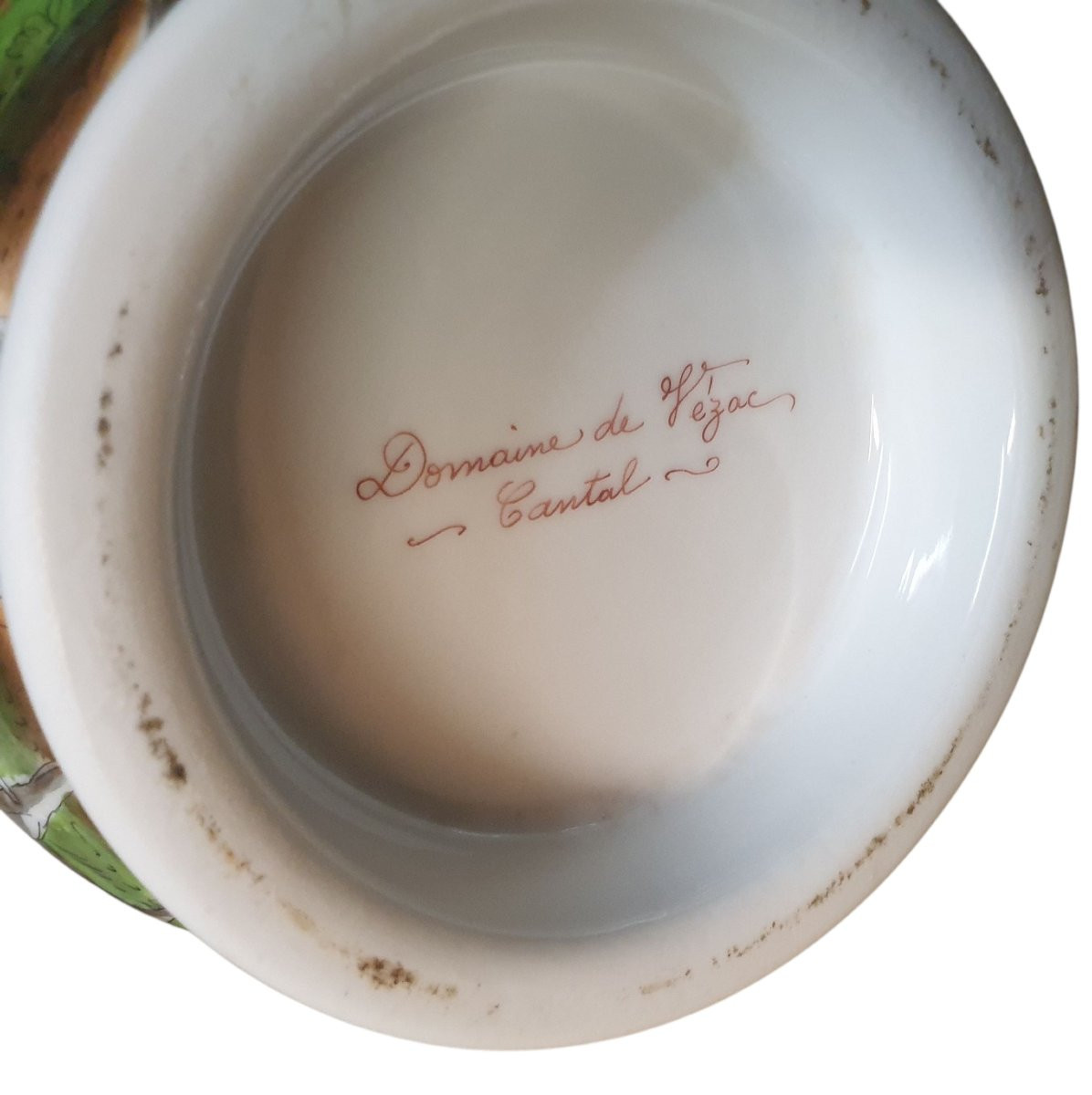Ancienne tisanière théière en porcelaine de Paris -photo-3