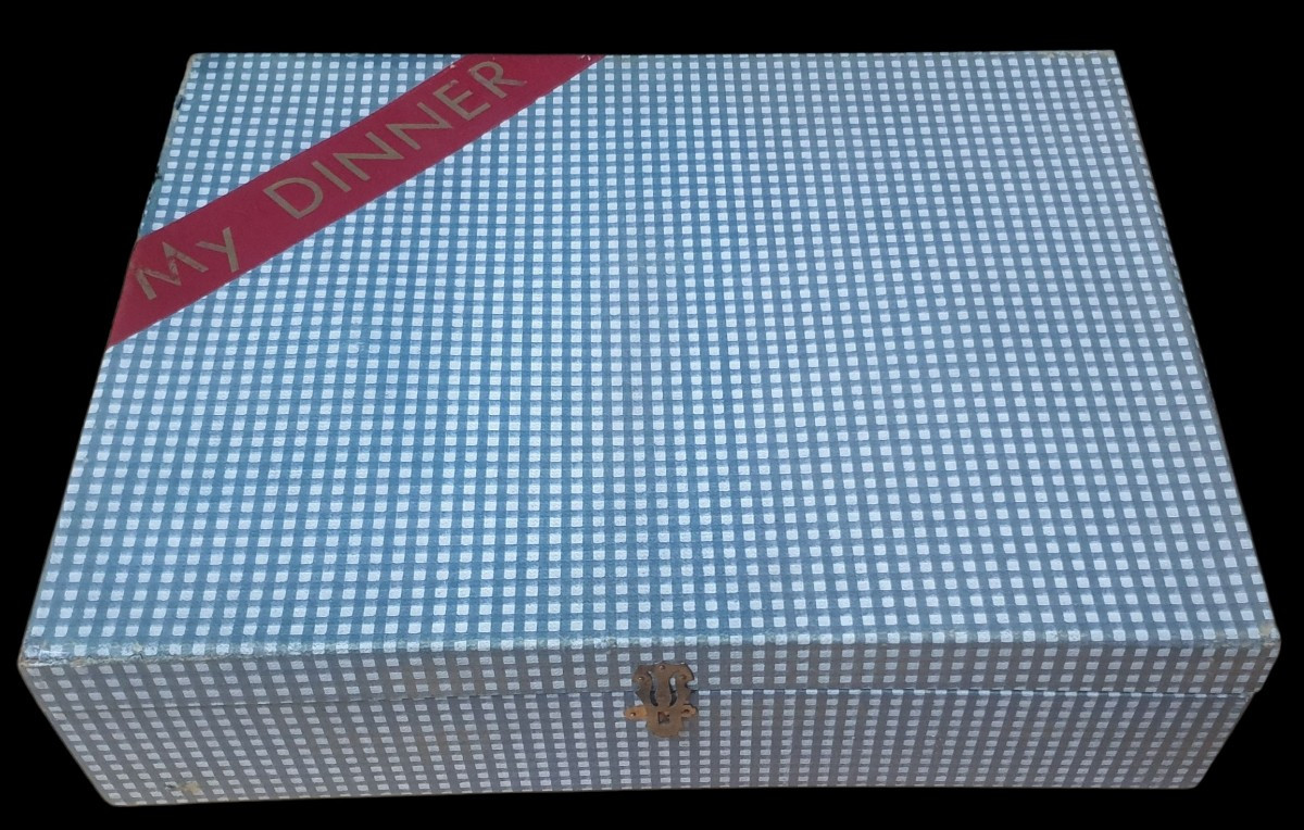 Tea Set In Its Box, Earthenware Pieces Circa 1950-photo-3
