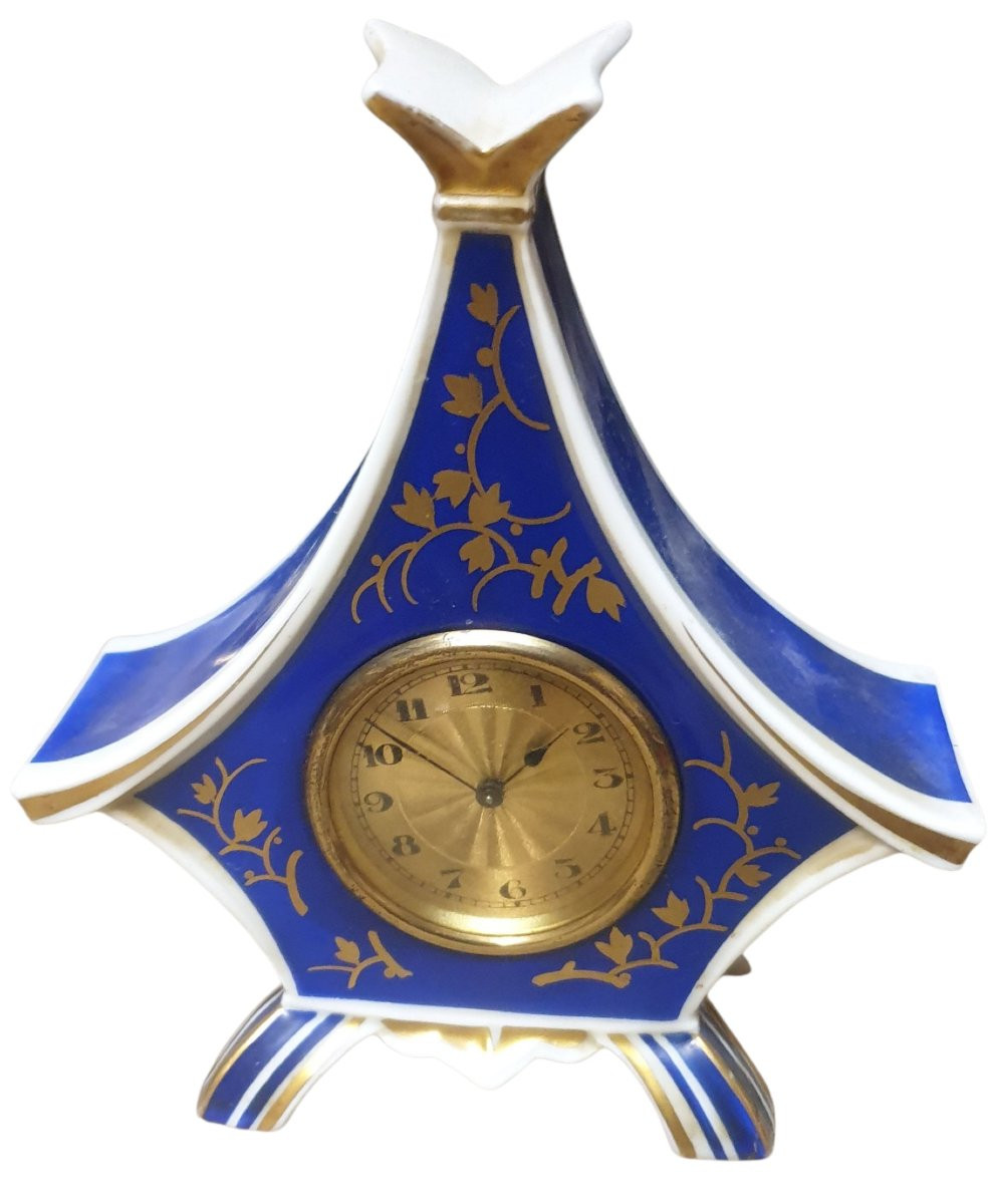 Rosenthal Porcelain Table Clock, 20th Century, Circa 1940 -photo-5