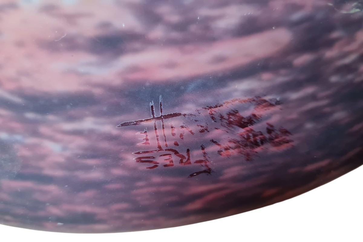 Muller Brothers Chandelier Pendant Diameter 40 Cm Circa 1930-photo-3