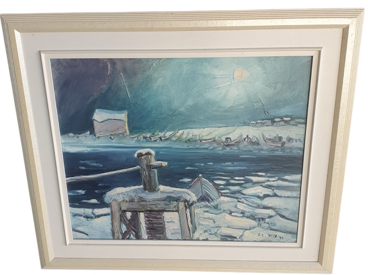 Jean Claude Roy huile sur toile 1993