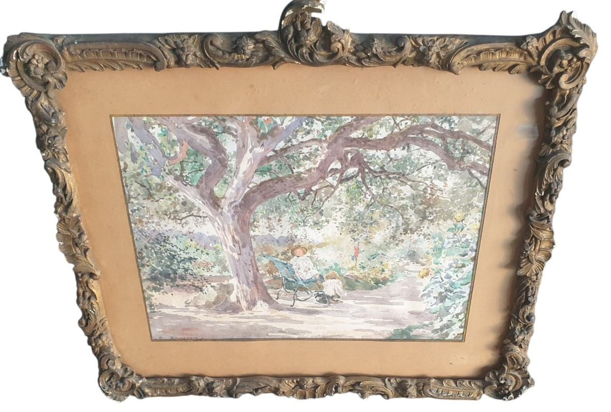 Aquarelle Marie Désiré BOURGOIN8 1911-photo-2