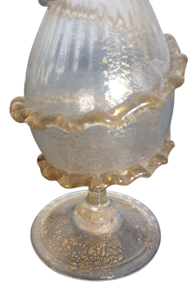 Murano par Salviati & Company pailete d'or et opalescent vers 1880-photo-6
