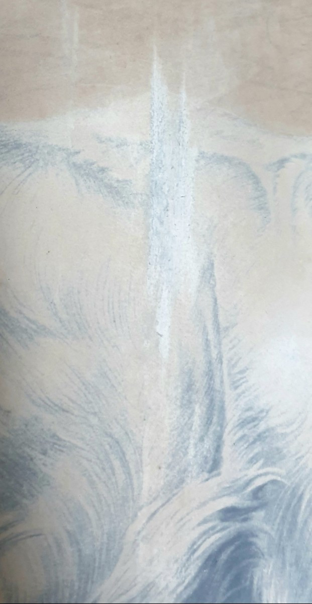 Léon Danchin deux setters au repos 90x78 cm-photo-7