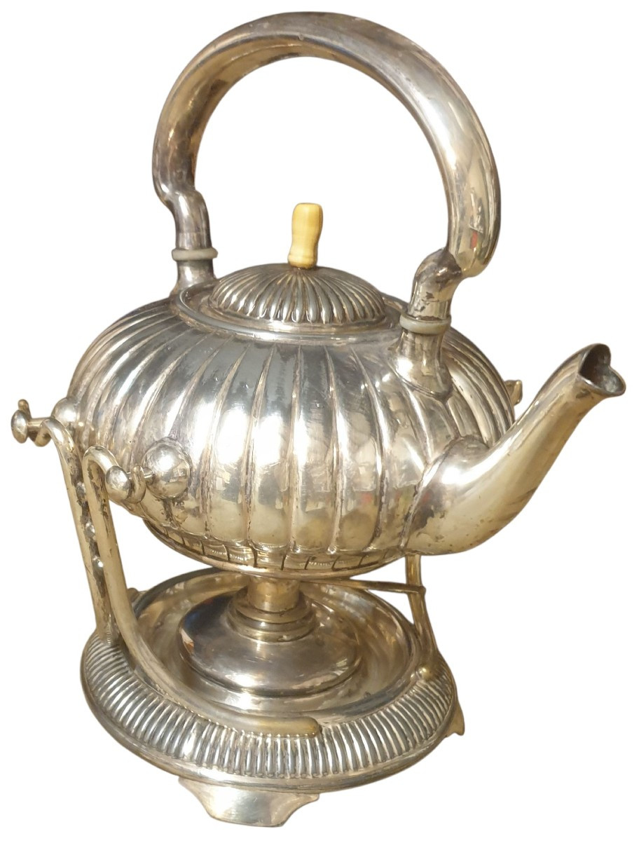Samovar England Silver Plated Circa Late 19th Early 20th Century 