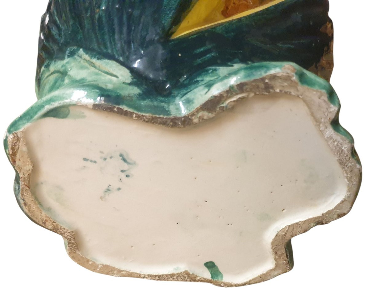Ceramic Melon Pitcher From Manises, Spain, Circa 1960-1970 -photo-1