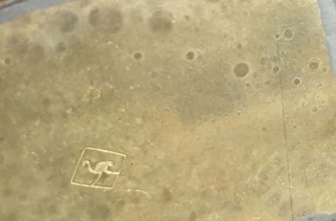 WMF Nécessaire de bureau bronze doré circa 1900 art déco -photo-3