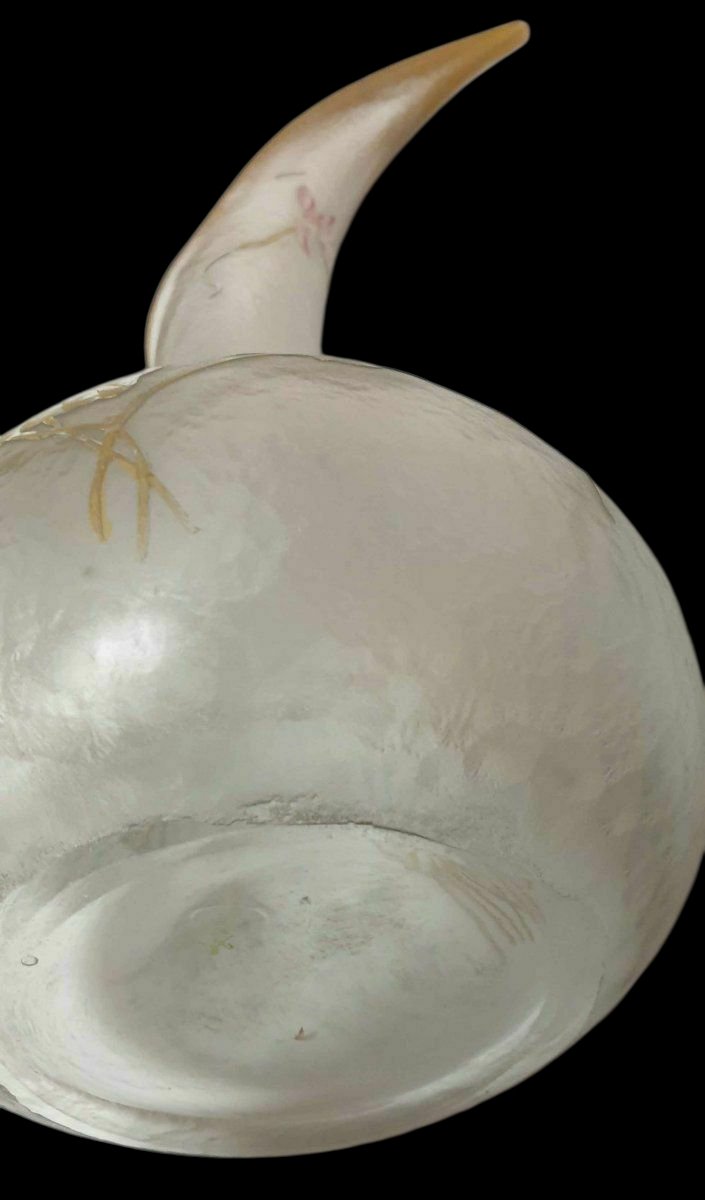 montjoye pichet émaillé Fleurs et dorure circa 1900-photo-1