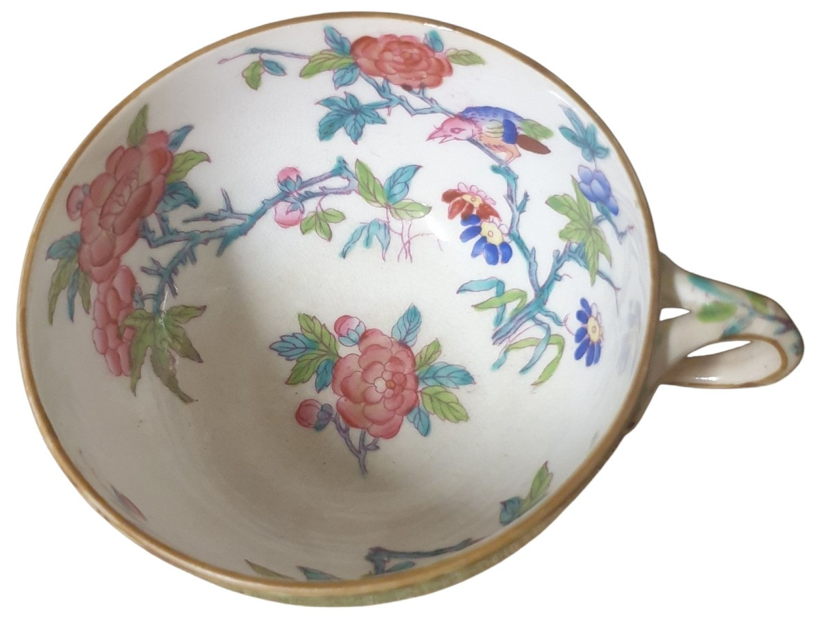 5 tasses minton faience anglaise -photo-1