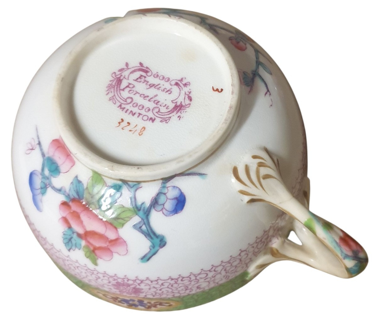 5 tasses minton faience anglaise -photo-2