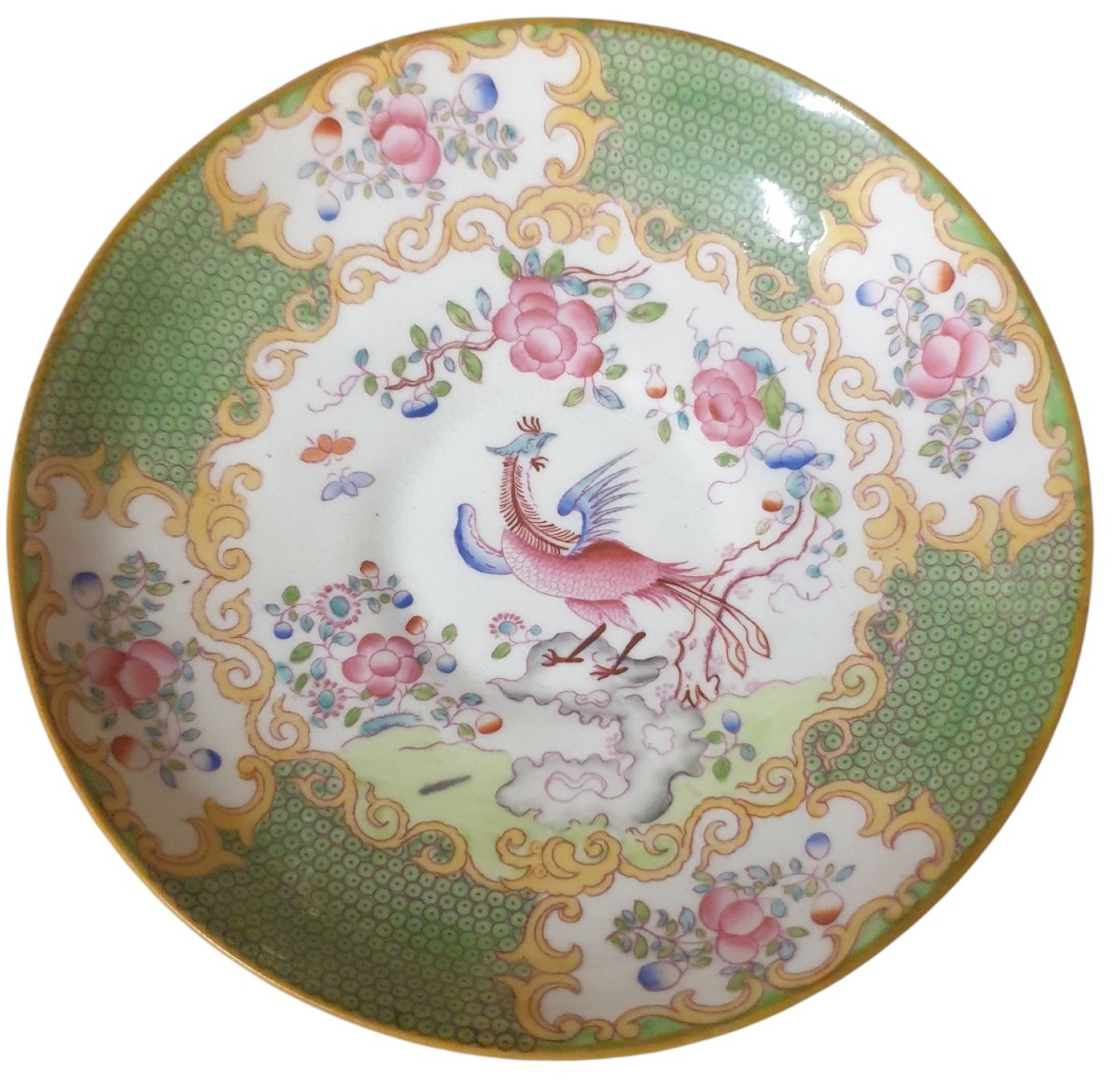 5 Minton English Earthenware Cup Saucers -photo-4