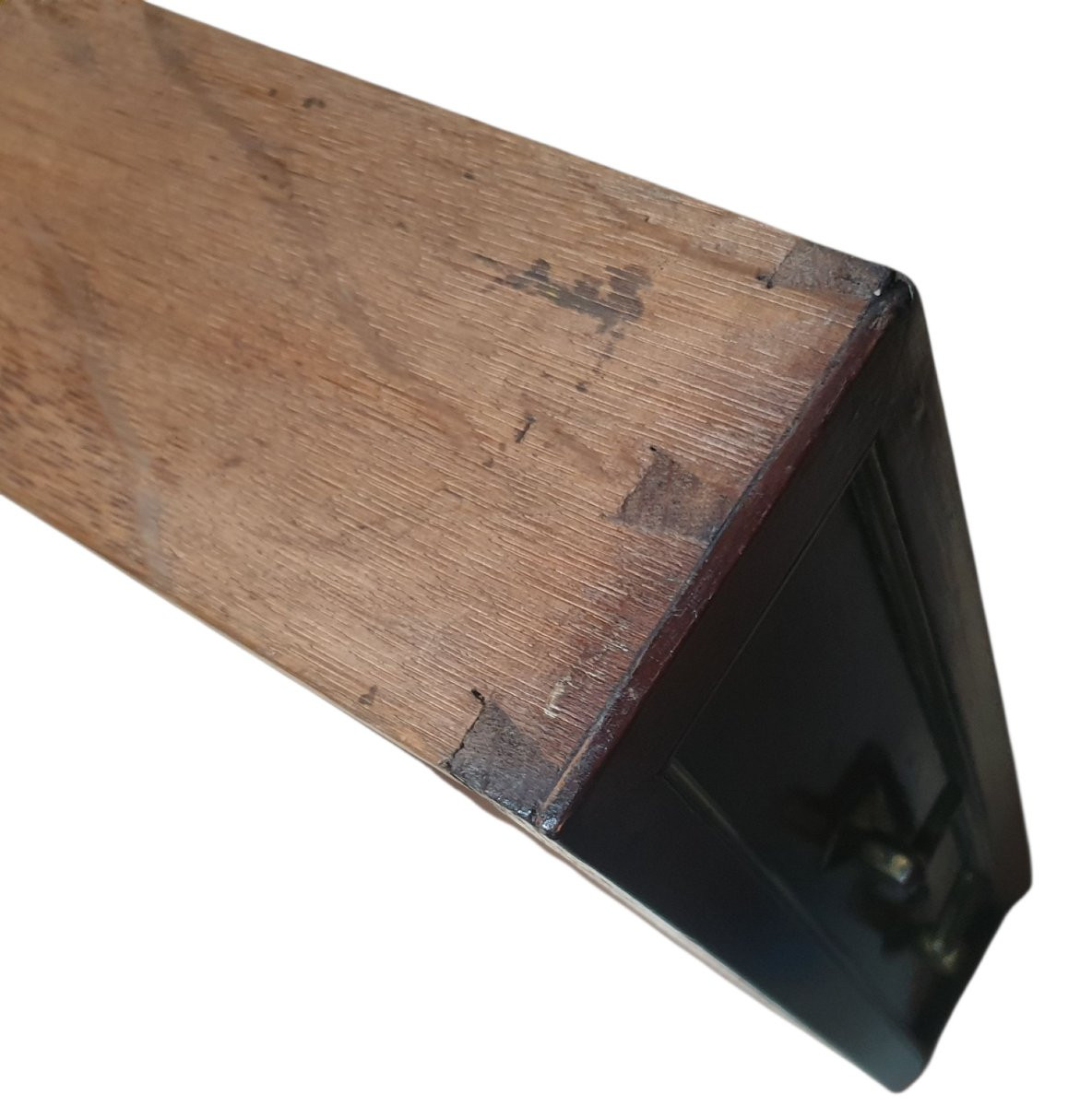 Petite vitrine époque louis XVI en Acajou -photo-5