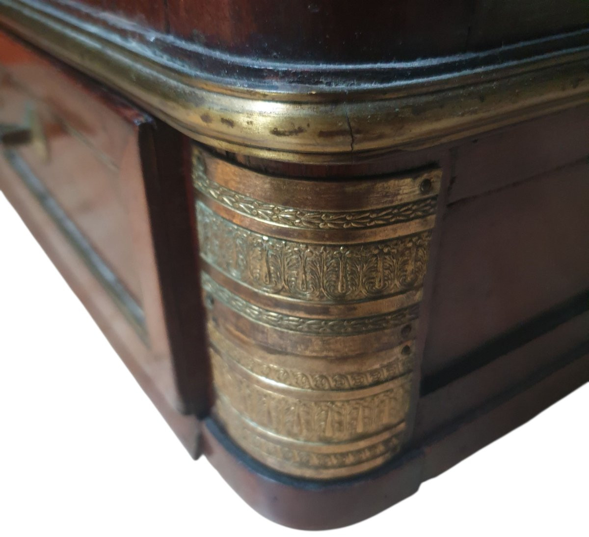 Petite vitrine époque louis XVI en Acajou -photo-6