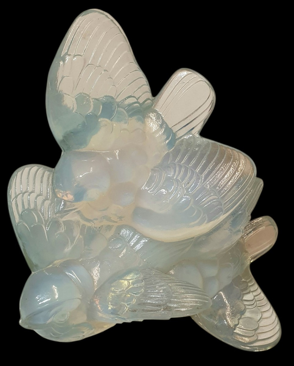 Opalescent Sabino, 3 Birds In Flight -photo-4