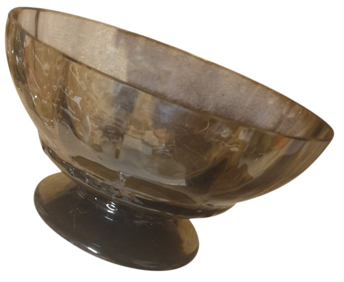 Daume Nancy Service a punch en cristal fumé -photo-3