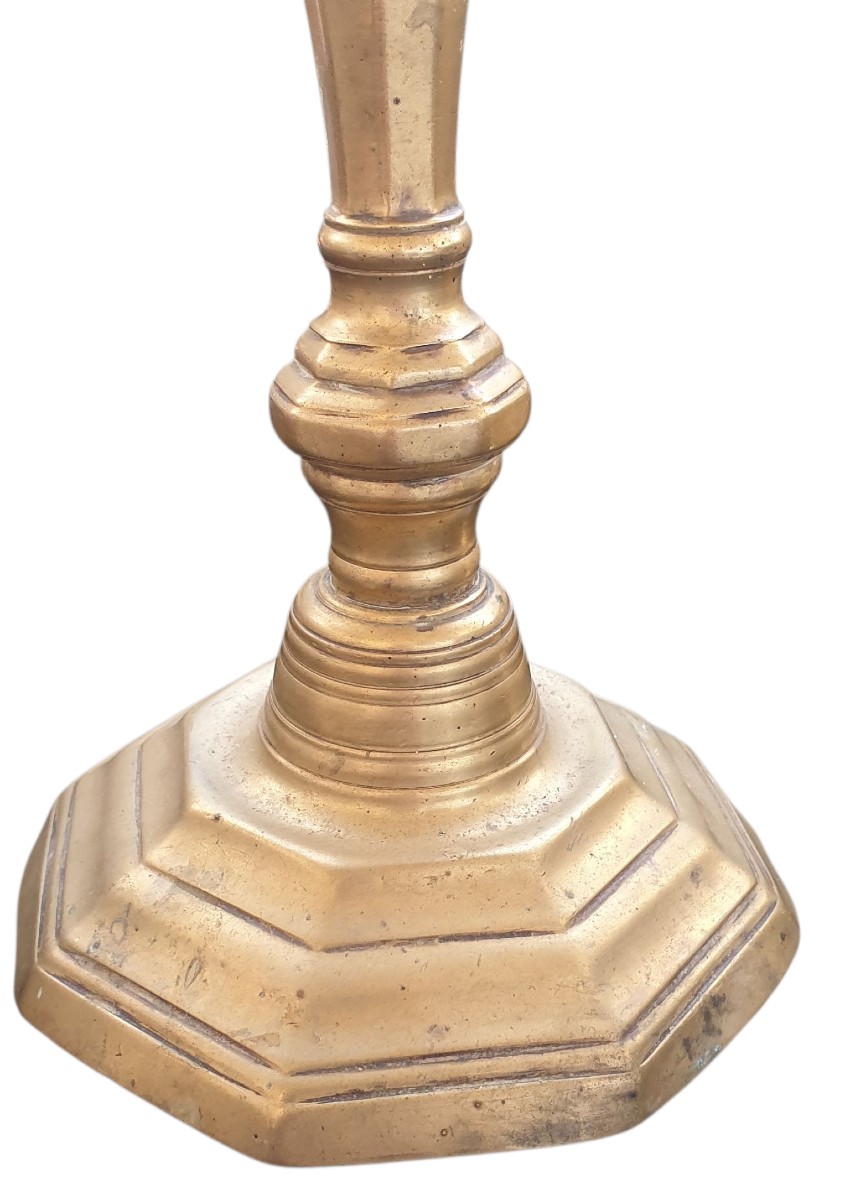 Pair Of Louis XV Period Bronze Candlesticks -photo-4